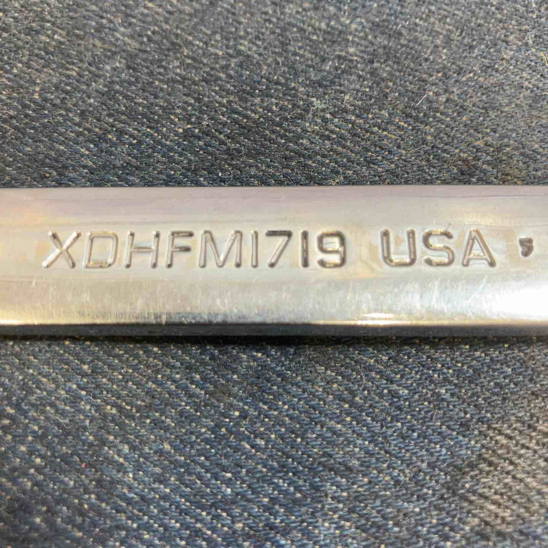 ◇スナップオン(Snap-on) ストレートメガネレンチ 0° オフセットヘッド 12ポイント ロングハンドル サイズ:17-19mm XDHFM1719【八潮店】