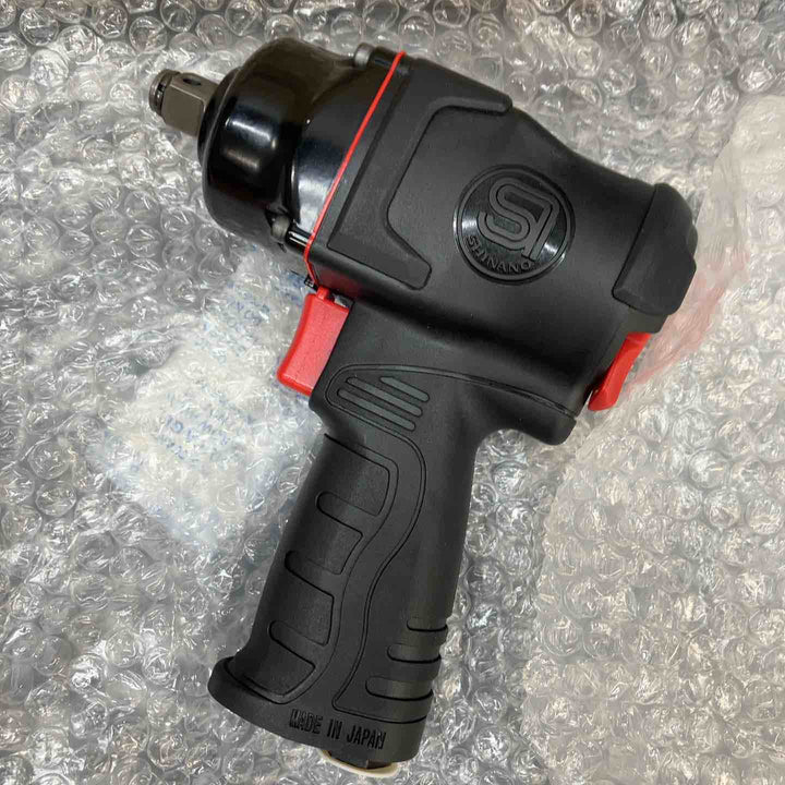 【未使用品】信濃機販(SHINANO) エアインパクトレンチ 12.7mm角 限定色 SI-1600BK【川越店】