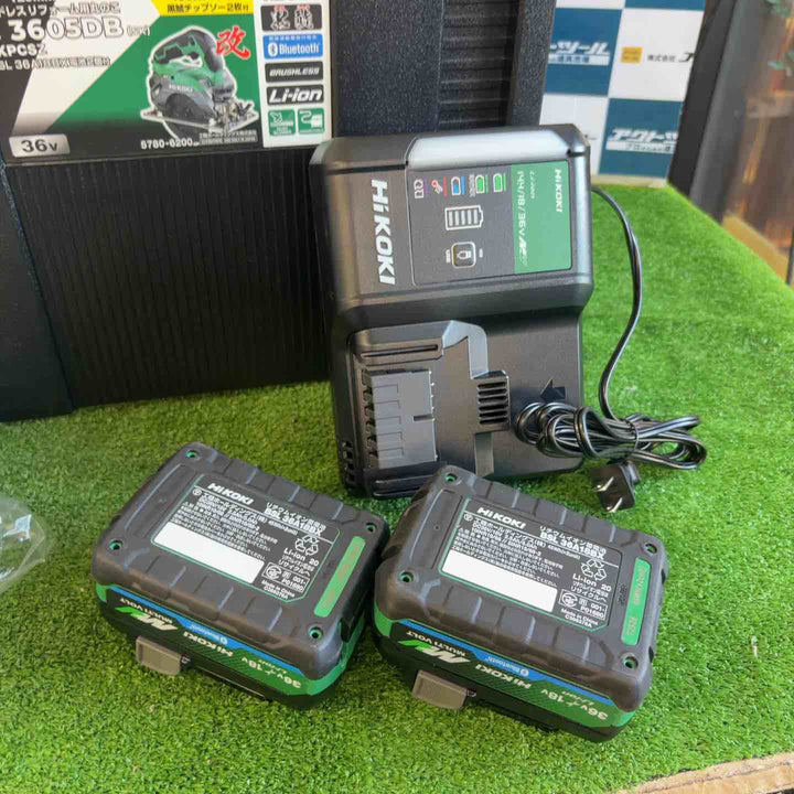 ★ハイコーキ(HIKOKI ※旧:日立工機) コードレス丸ノコ C3605DB(SK)(2XPSZ)【草加店】