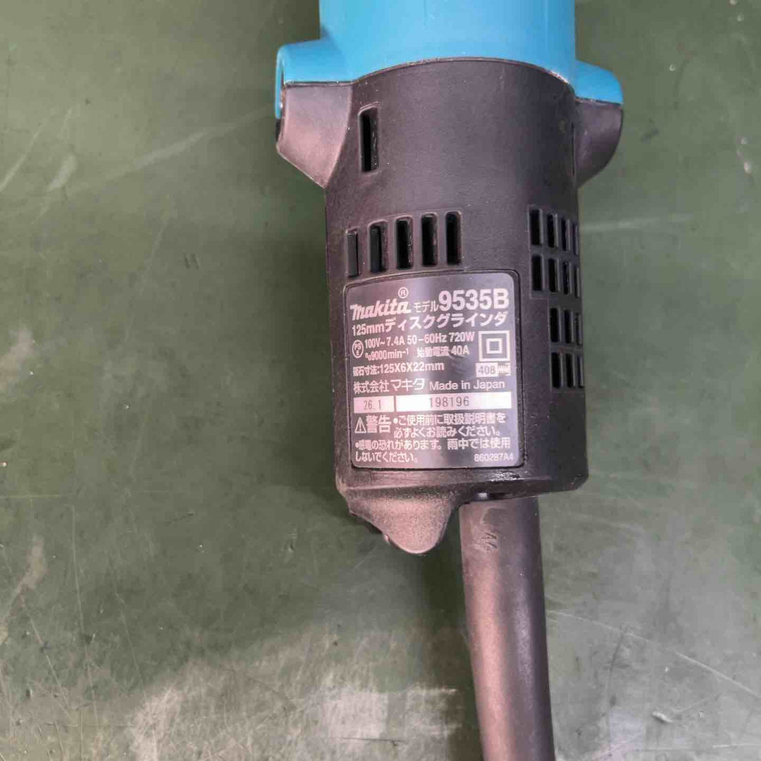 ☆マキタ(makita) 125mm ディスクグラインダ 9535B　本体のみ【戸田店】