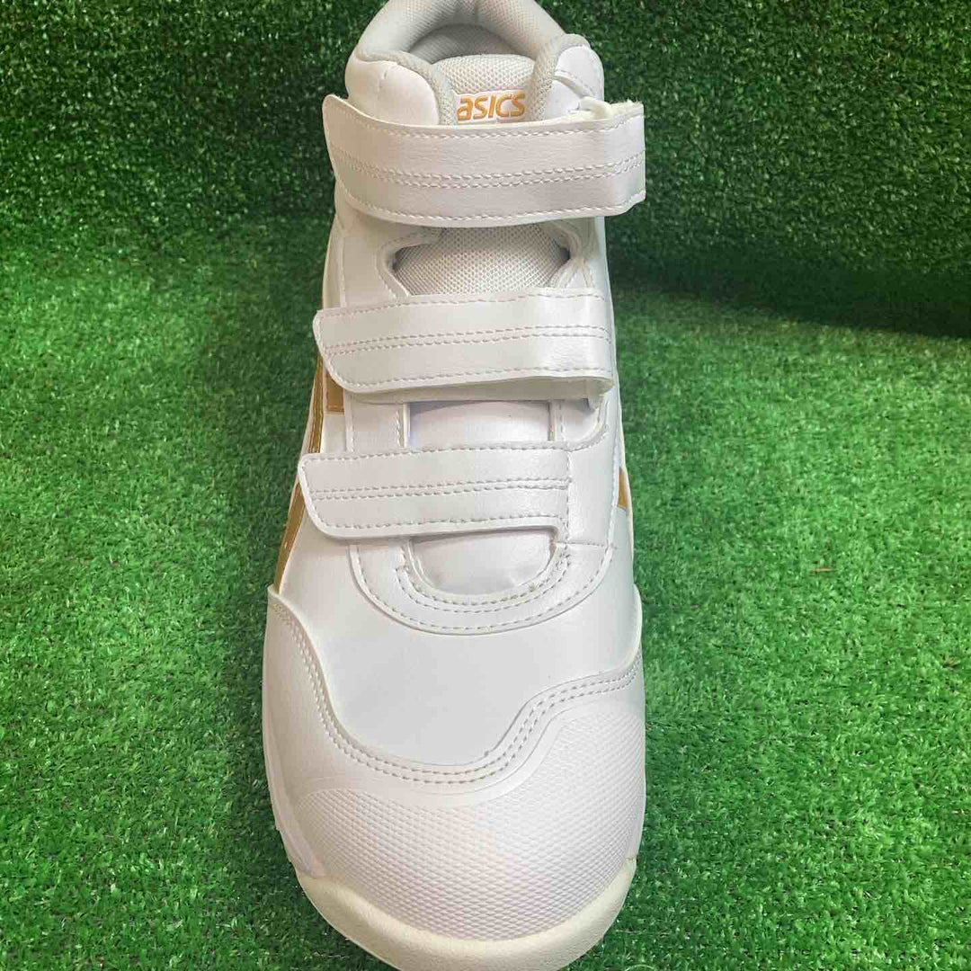 アシックスワーキング(asics) ウィンジョブ(WINJOB) CP312　ホワイト×ピュアゴールド 26.5cm 3E【川越店】