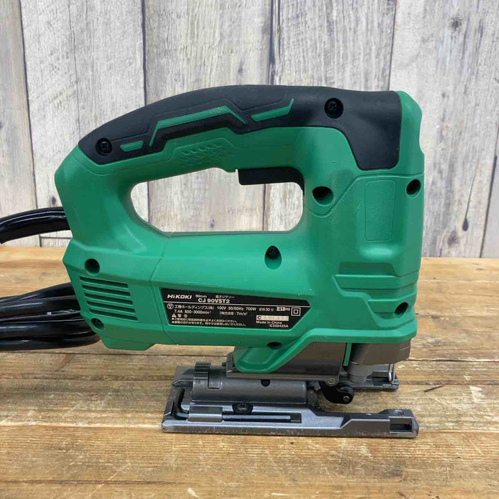 【中古品】 HiKOKI(ハイコーキ) ジグソー 改良型 AC100V 無段変速タイプ CJ90VST2 木材 ステンレス 鋸 大工 DIY 工具 【東大和店】