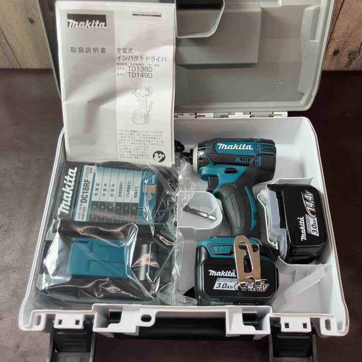 【未使用(店頭展示品)】★マキタ(makita) コードレスインパクトドライバー TD138DRFX 14.4V【東大和店】