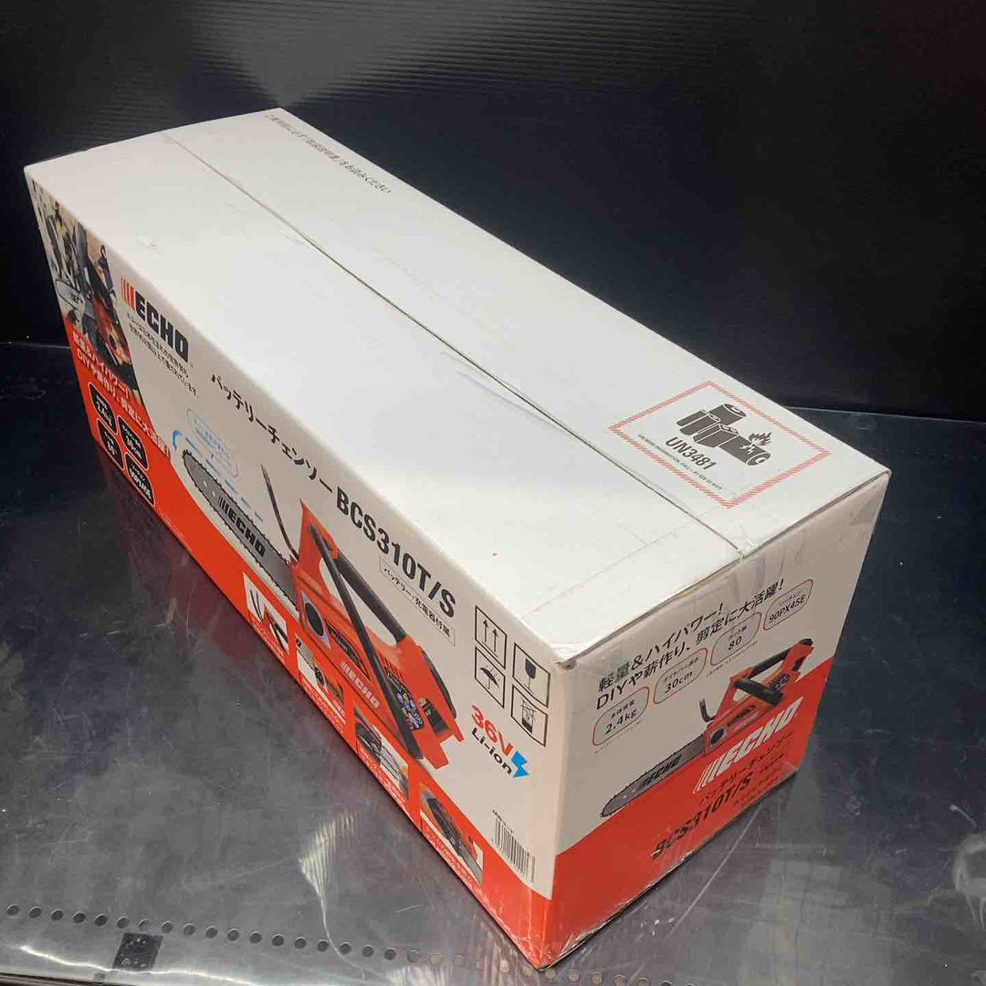 【未使用品】エコー(ECHO) やまびこ 充電式チェンソー 36V BCS310T/S バッテリ・充電器付き【川越店】