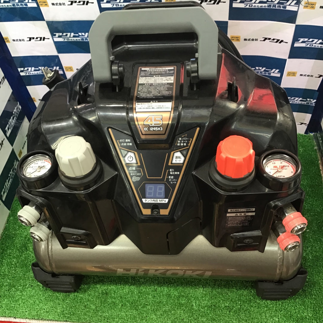 ★ハイコーキ(HIKOKI ※旧:日立工機) 高圧エアコンプレッサ EC1245H3(CTN)【草加店】