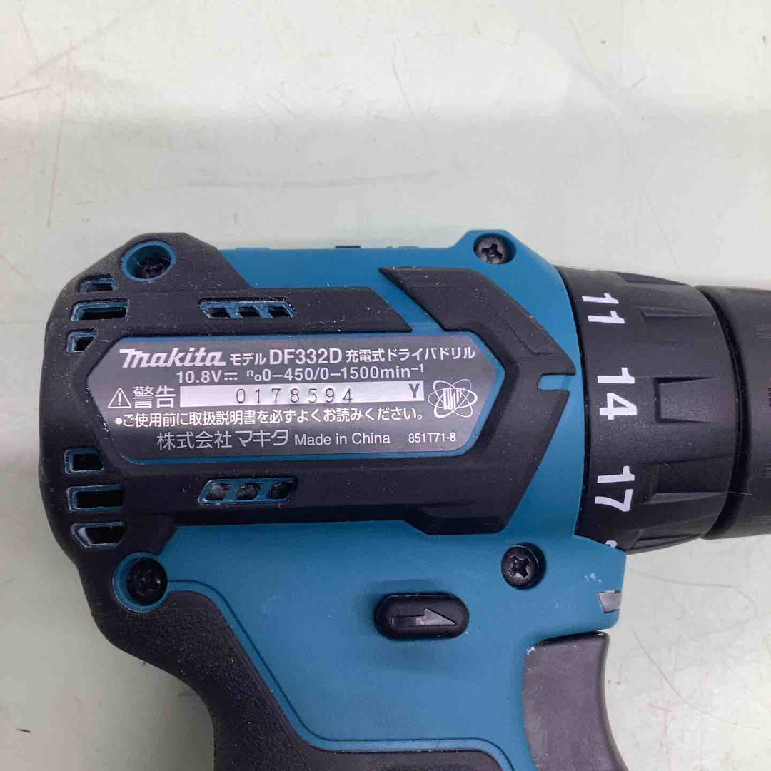 ◇マキタ(makita) コードレスドリルドライバー DF332DZ 本体のみ【越谷店】