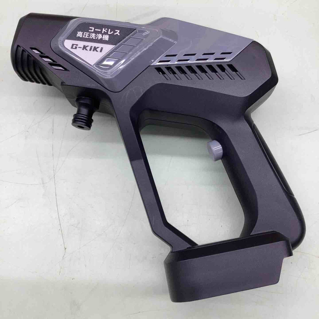 G-KiKi高圧洗浄機 【洗車スタッフ監修】充電式高圧洗浄機 コードレス 8MPa吐出圧力 20000mAhバッテリー 残量表示 マキタ互換バッテリー 洗車 駐車場 庭 外壁 階段 苔 黄砂 ベランダ 窓 網戸 ガラス 玄関 浴室 墓石掃除 【越谷店】