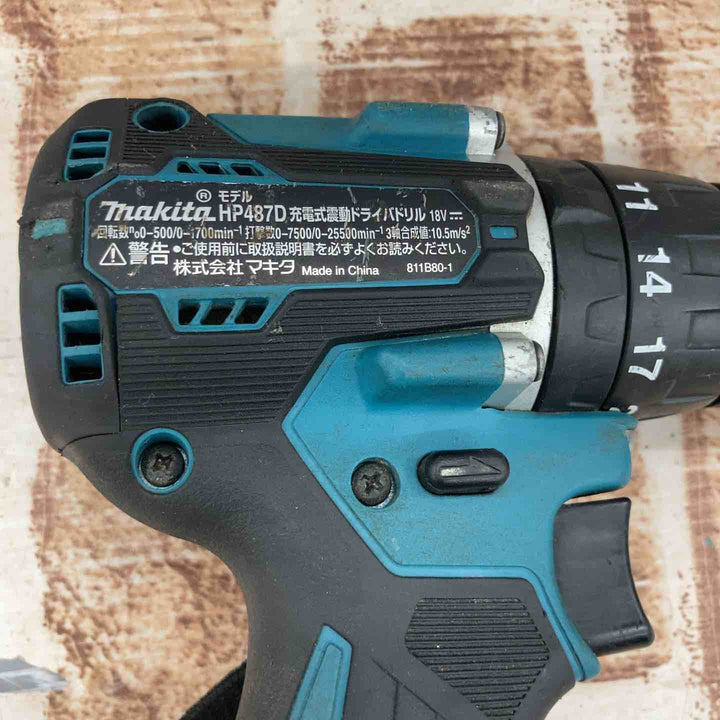 ★マキタ(makita) コードレス振動ドリルドライバー HP487DZ【所沢店】