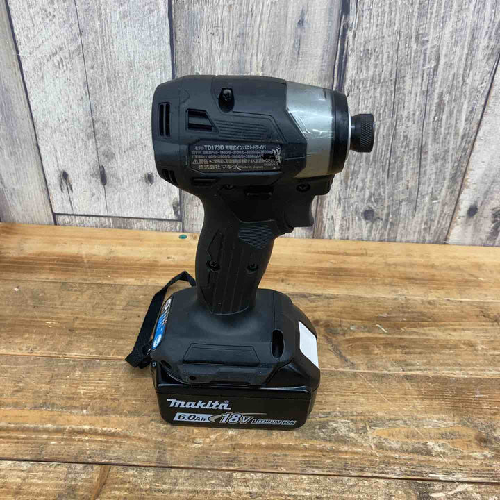 【中古品】 マキタ(makita) コードレスインパクトドライバー TD173DZB 18V バッテリー1個付属 【東大和店】