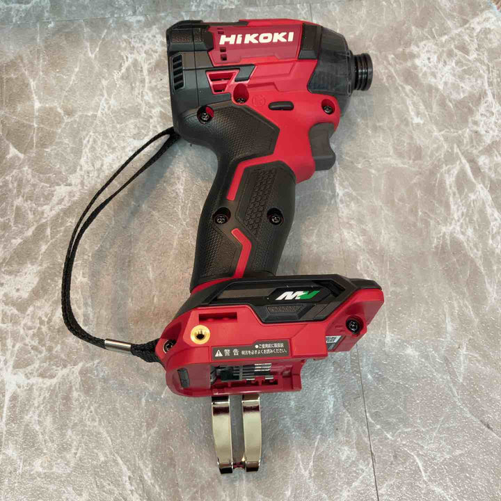 ★ハイコーキ(HIKOKI ※旧:日立工機) コードレスインパクトドライバ スコーピオンレッド WH36DD(2XHRSZ)【八潮店】