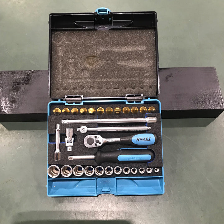 HAZET(ハゼット) ソケットレンチセット 854 差込角:6.35mm 30点 1セット【川口店】