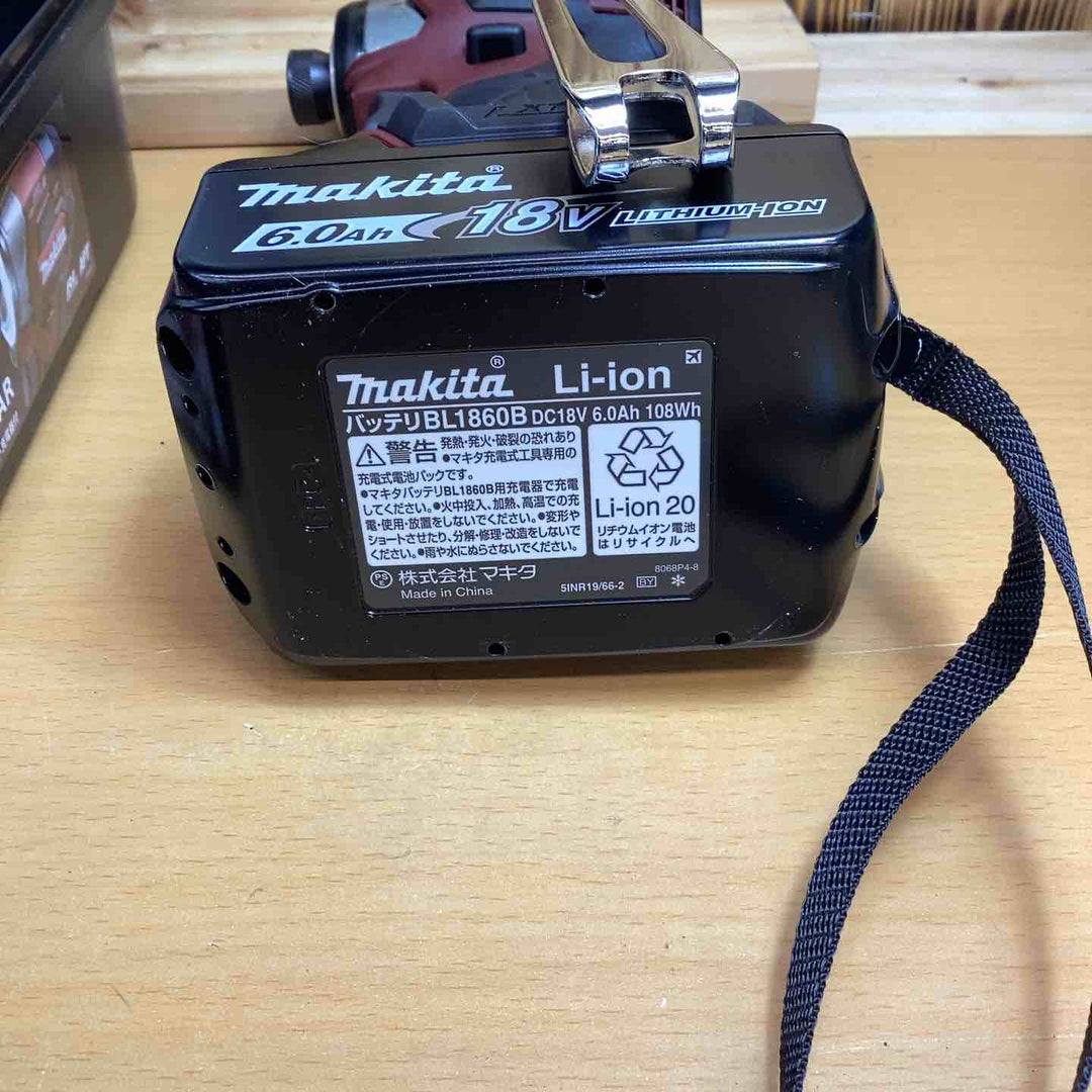 ★マキタ(makita) コードレスインパクトドライバー TD173DGXAR  [オーセンティックレッド]  限定色 【越谷店】