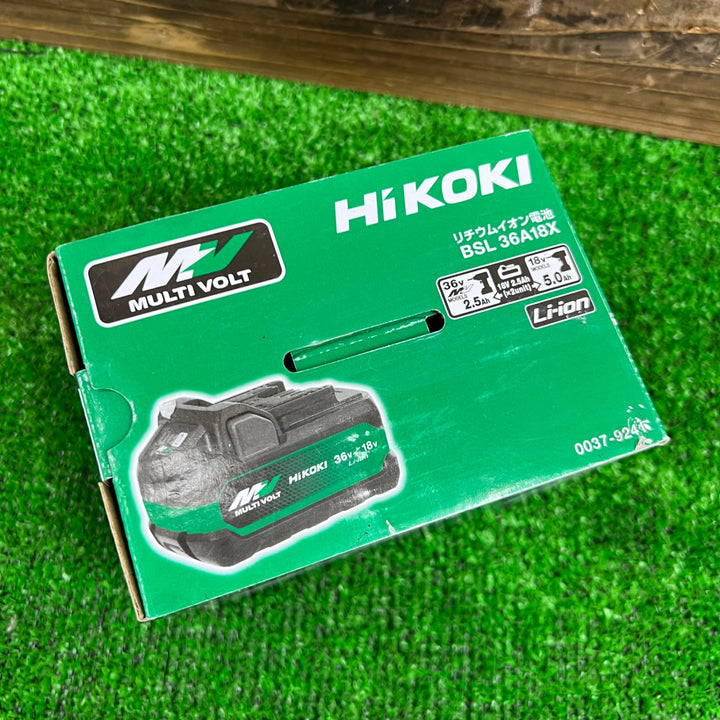 ★ハイコーキ(HIKOKI ※旧:日立工機) リチウムイオンバッテリー 36V/2.5Ah BSL36A18X【桶川店】