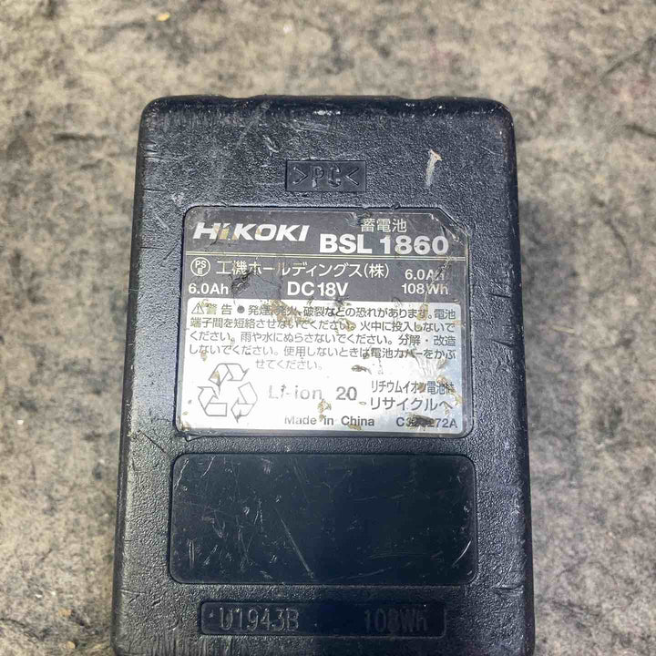 ハイコーキ(HIKOKI ※旧:日立工機) 18Vコードレスインパクトドライバー WH18DB(NN)【桶川店】