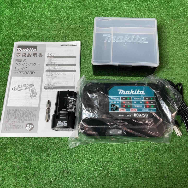 ★マキタ(makita) 7.2Vコードレスインパクトドライバ TD023DHXTB【草加店】