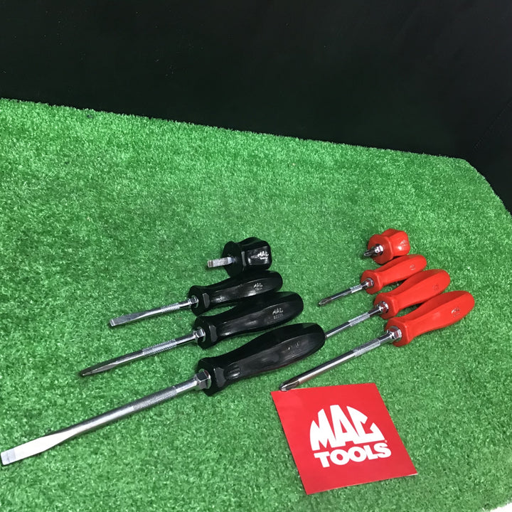 【中古品】マックツール(MACTOOLS) ドライバーDG33/22/11/DGS2 DF315/210/DG11/DGS2　8本セット
