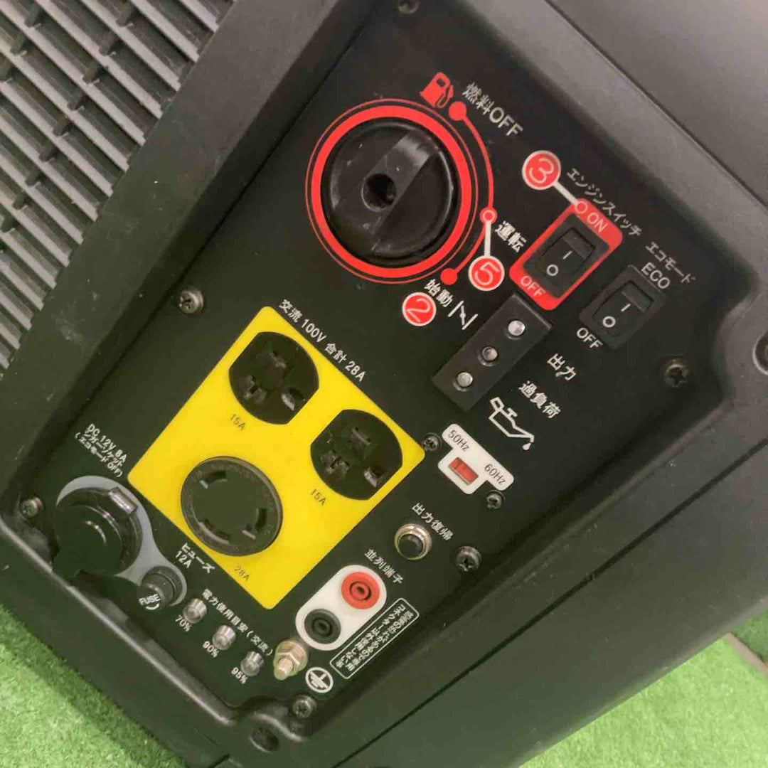 【店頭受取り限定】工進 KOSHIN インバーター発電機 GV-28i(GV-28i-AAA-2) 動作確認済【川口店】