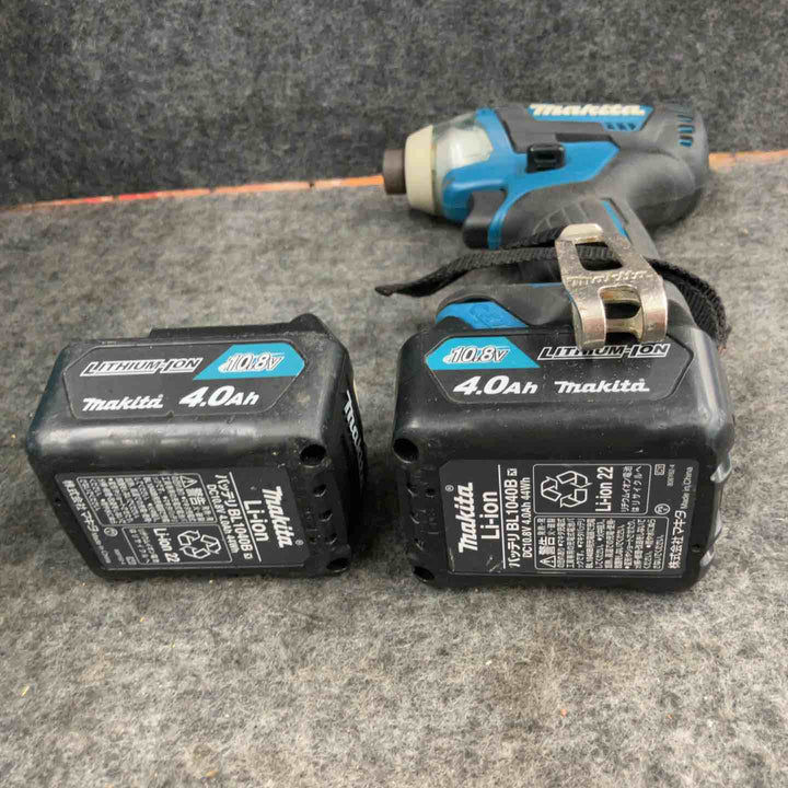 ★マキタ(makita) コードレスインパクトドライバー TD111DSMX ケース(10.8V4.0Ahバッテリー*2、充電器)【鴻巣店】
