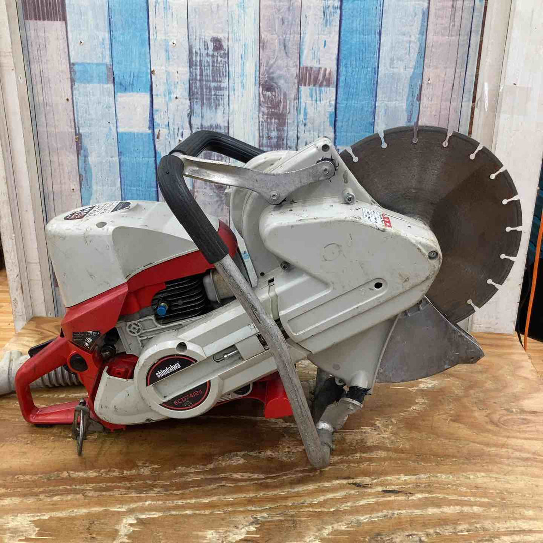 【店頭受取り限定】◇新ダイワ 集塵式エンジンカッター ECD7412S【柏店】