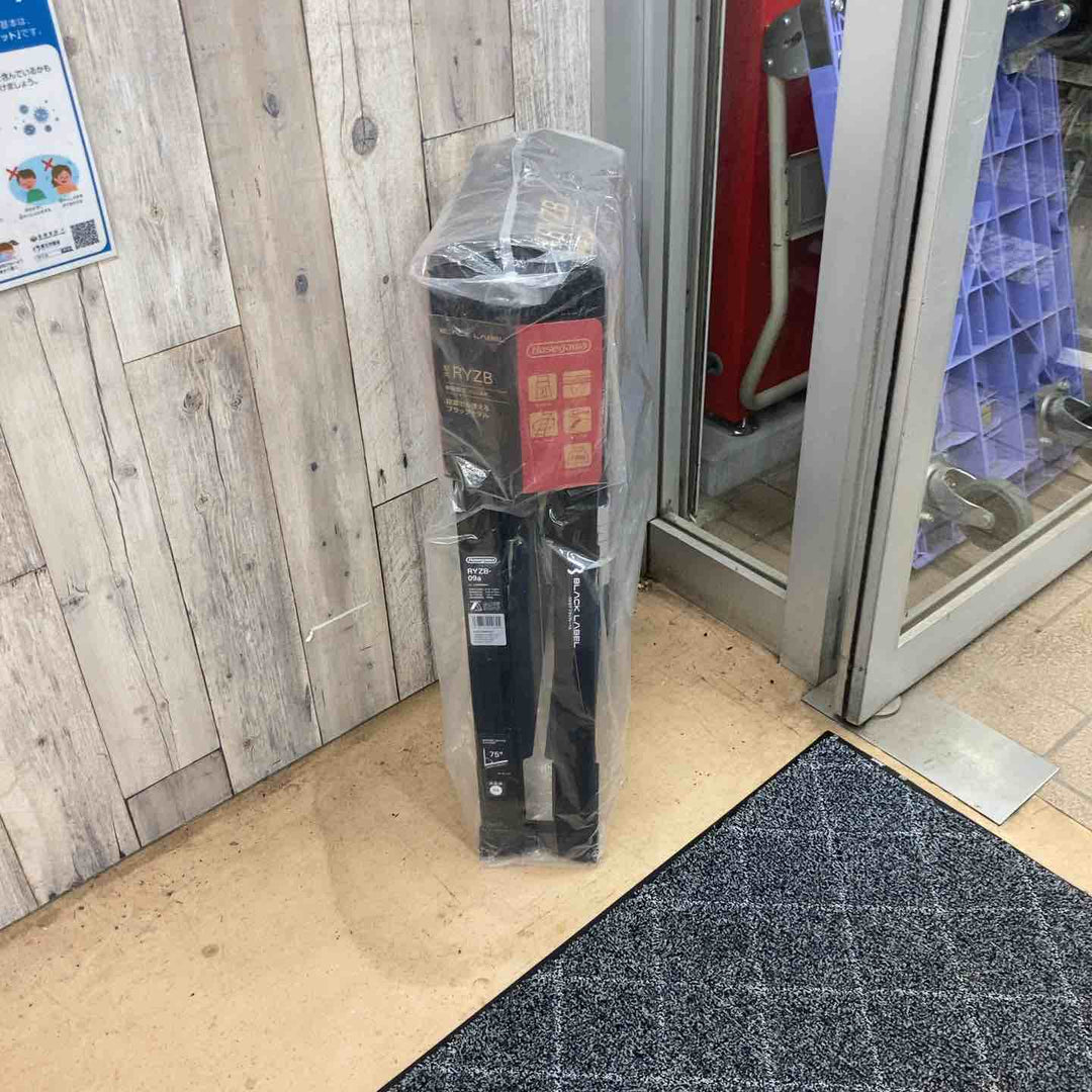【未使用(店頭展示品)】長谷川工業(Hasegawa) BLACK LABEL 伸縮式はしご兼用脚立 RYZB-09a【東大和店】