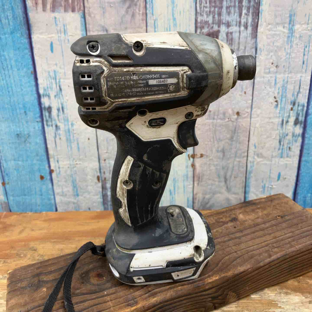【中古品】★マキタ(makita) コードレスインパクトドライバー TD147DRFXW 18V セット 使用感強め【柏店】