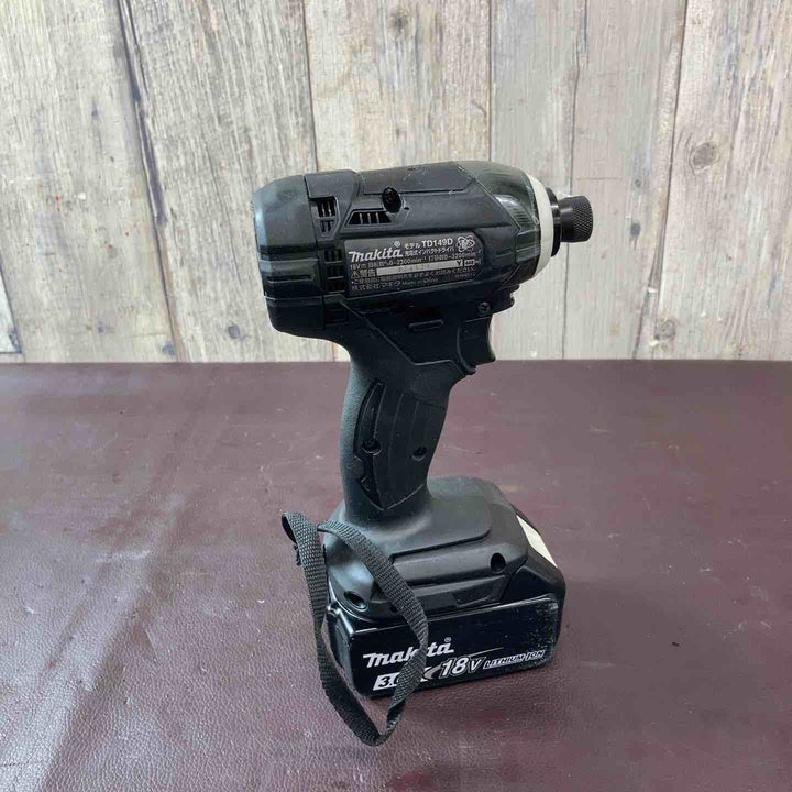【中古品】 マキタ(makita) 18V コードレスインパクトドライバー TD149DRFXB 【東大和店】