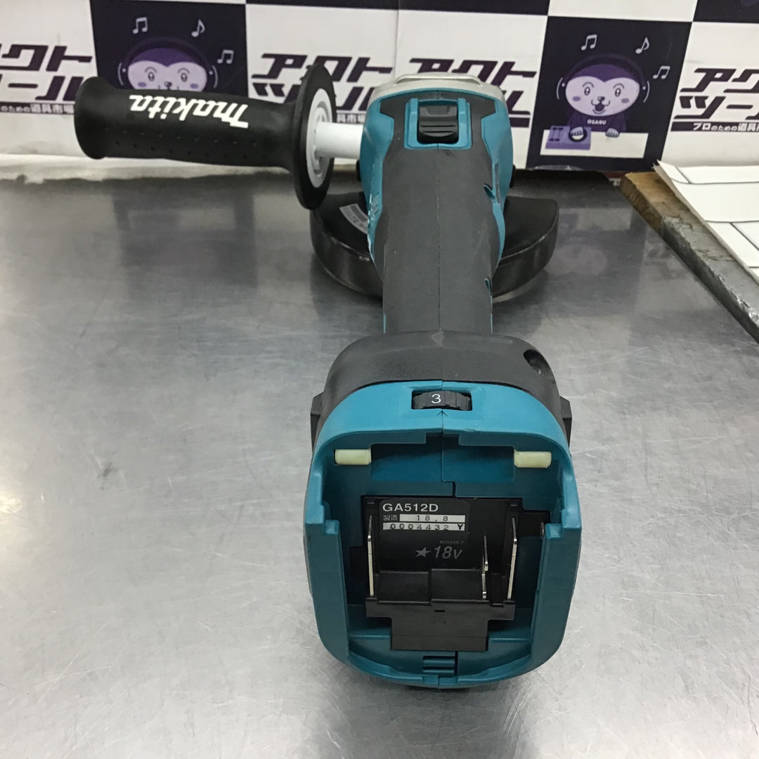 ☆マキタ(makita) 125mmコードレスディスクグラインダ GA512DZ【所沢店】