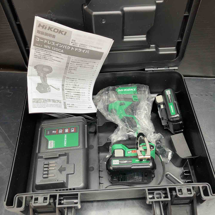 ◇ハイコーキ(HIKOKI ※旧:日立工機) コードレスインパクトドライバー WH12DCA(2LS)【川越店】