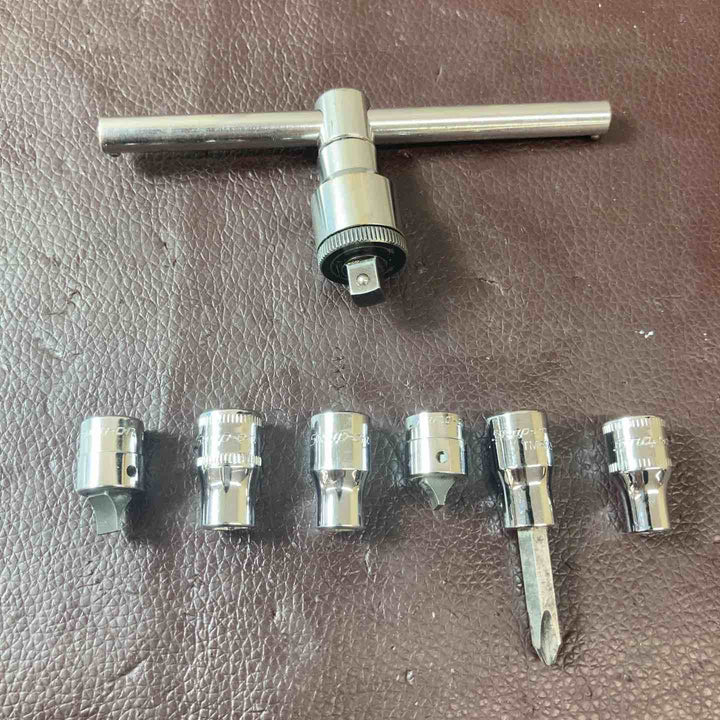 【中古品】スナップオン(Snap-on) 1/4 スライドハンドル ソケット6個セット【東大和店】