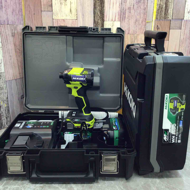 【未使用 2台セット】 ハイコーキ Hikoki スパイダーイエロー 36V コードレスインパクトドライバ WH36DD(2XHYSZ) 【八潮店】