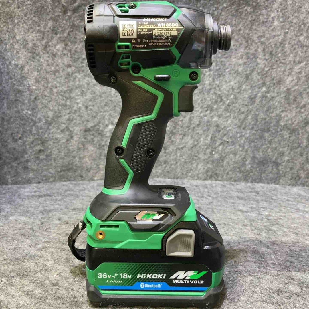 ハイコーキ(HIKOKI ※旧:日立工機) コードレスインパクトドライバー WH36DC(2XPSZ)(L)【桶川店】