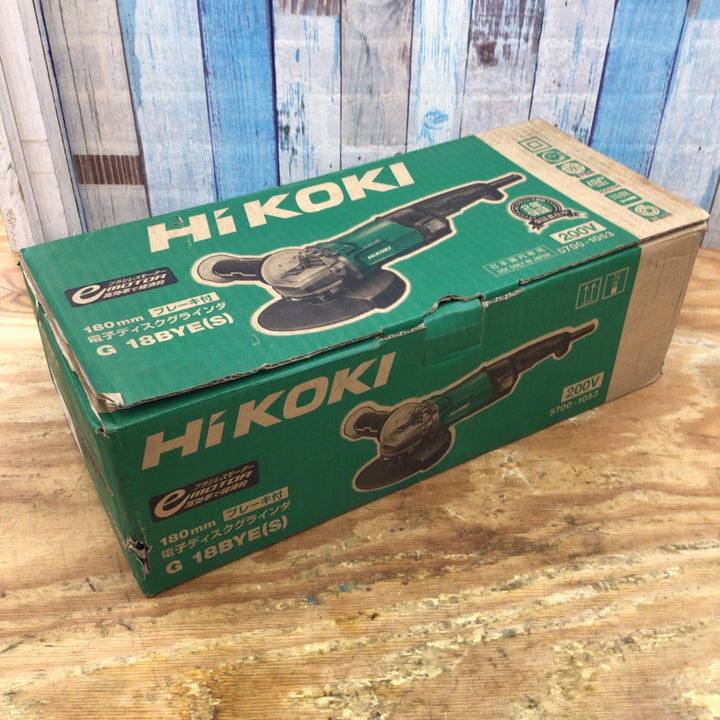 【未使用品】ハイコーキ/HIKOKI 180mmディスクグラインダー G18BYE(S) 200V仕様 【柏店】