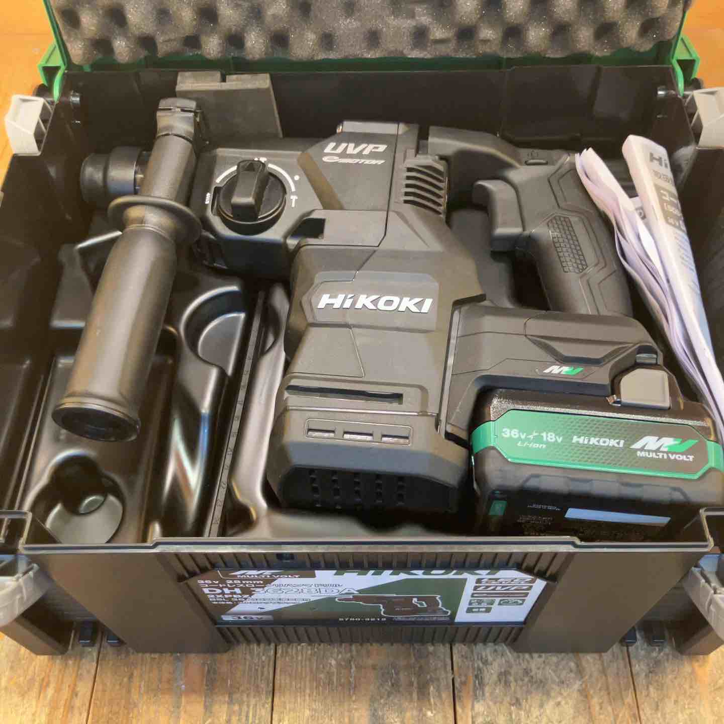 ◇HiKOKI(ハイコーキ) 36V 充電式 ロータリハンマドリル DH3628DA(2XPBZ)【所沢店】 ◇HiKOKI(ハイコーキ) 36V 充電式 ロータリハンマドリル DH3628DA