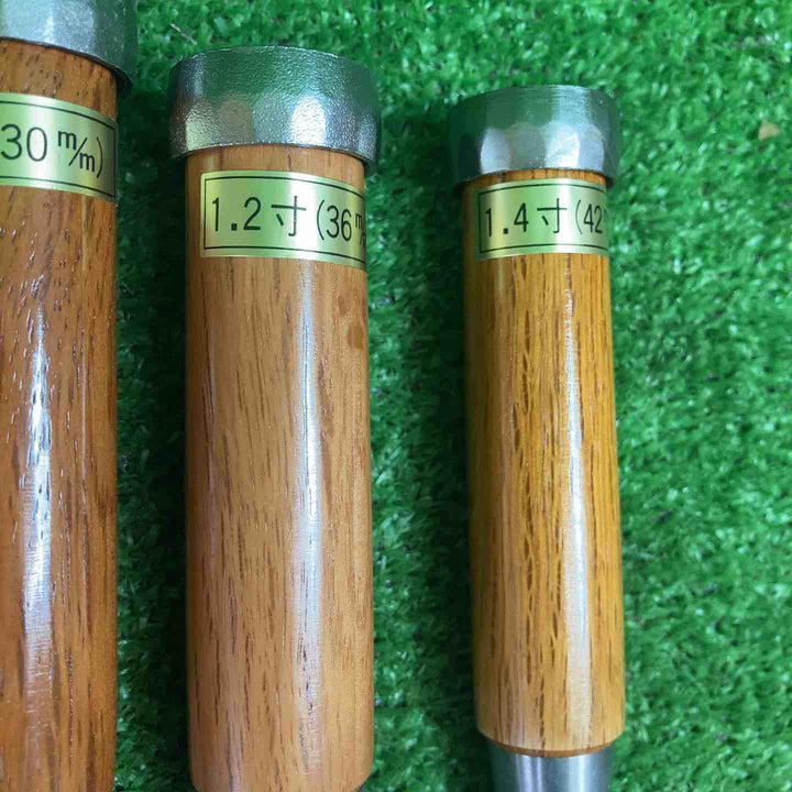 ▼鑿 是弘4本セット 27/30/36/42mm　各1本【川越店】
