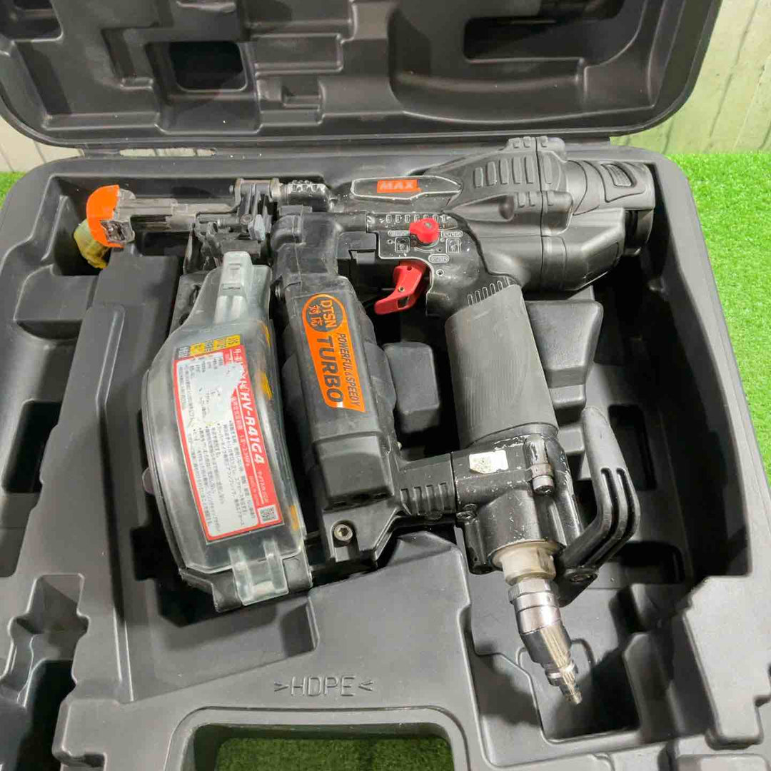 ◇マックス(MAX) 高圧エアネジ打ち機 HV-R41G4 限定色ブラック 動作確認済【川口店】