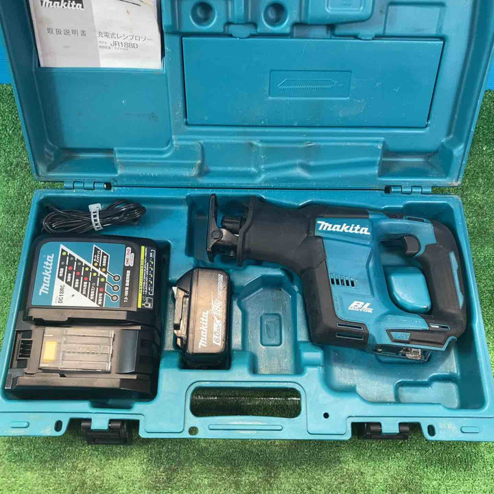 ★マキタ(makita) コードレスレシプロソー JR188DRGX ◎18V6.0Ahバッテリー1個のみ【岩槻店】