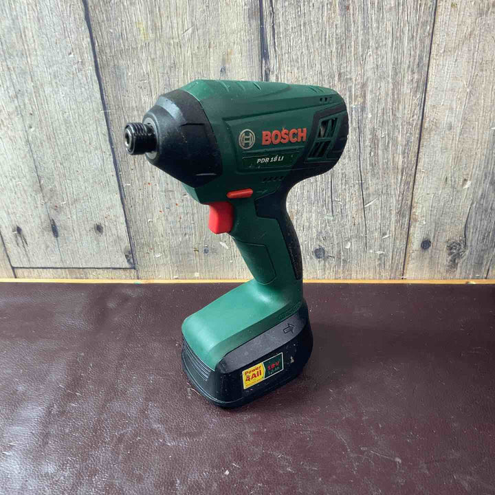 【中古品】BOSCH(ボッシュ) 18Vバッテリーインパクトドライバー PDR18LIN フルセット+バッテリー1個付属【東大和店】