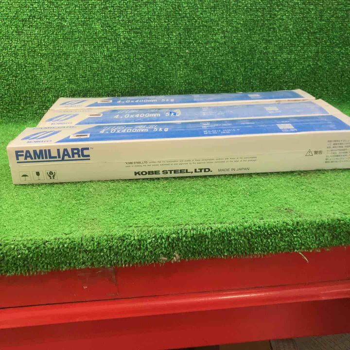 【未使用品】▼コベルコ 溶接棒 4.0×400mm TB-43 5Kg X 3箱【川崎店】