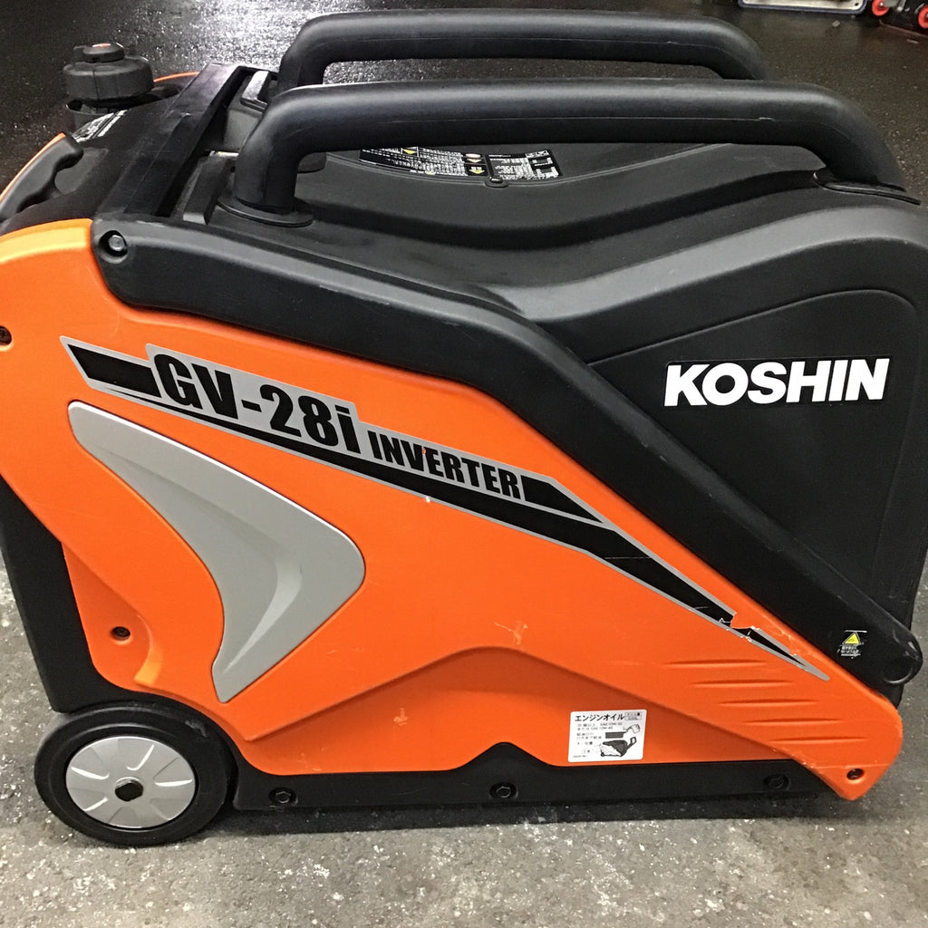 【中古】【動作OK】【店頭引取限定】KOSHIN 光進 インバーター発電機 GV-28i 55,000円（税込） 中古】【動作OK】【店頭引取限定】KOSHIN 光進 インバーター発電機 GV