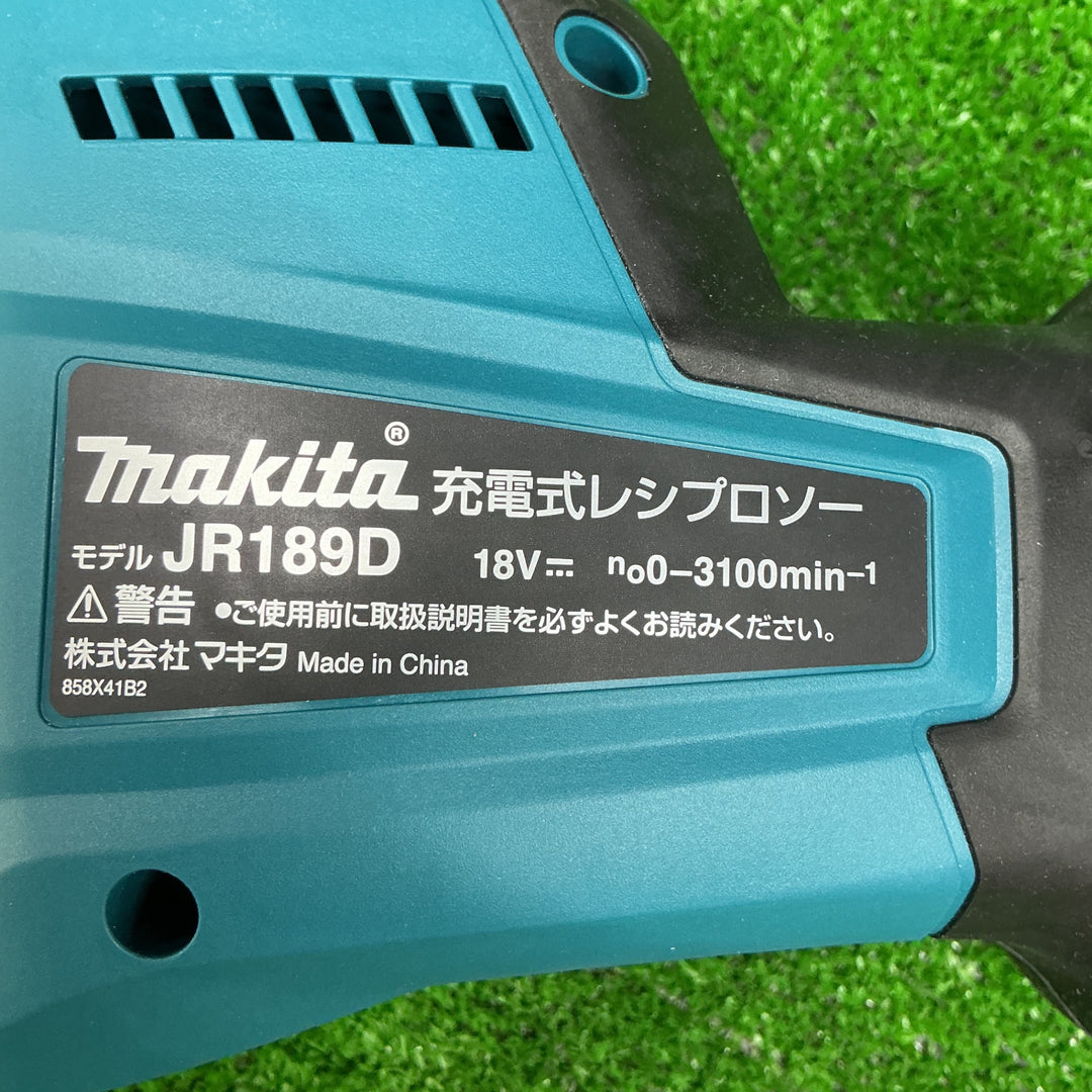 【未使用品】マキタ(makita) コードレスレシプロソー JR189DZ【電材館越谷店】