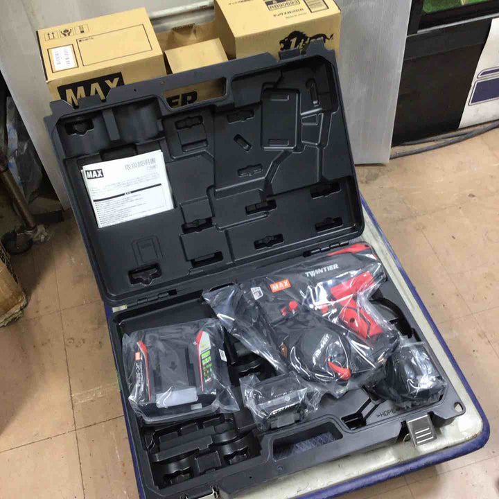 ★マックス(MAX) 鉄筋結束機 ツインタイア RB-440T-B2C/1450A【草加店】