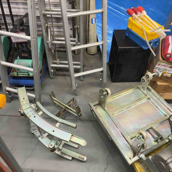 【店頭受取り限定】ミツヤ 瓦揚げ機 MP-9w2　はしご、荷揚台車、屋根用ハシゴ リモコン2個付き【川口店】
