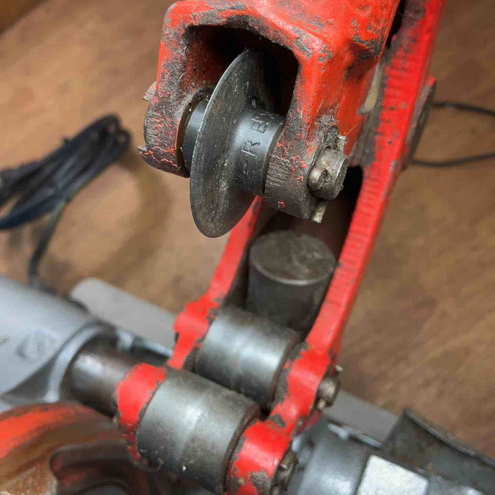 【店頭受取り限定】◇レッキス(REX) ねじ切り機 N50A3 N50AIII ◎1/2～3/4 ・ 1～2のダイヘッド2個付き 動作確認済み！【岩槻店】