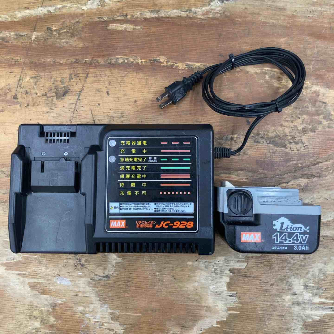 【中古品】◇マックス(MAX) コードレスタッカ TG-Z3-BC バッテリー1個・充電器セット【柏店】