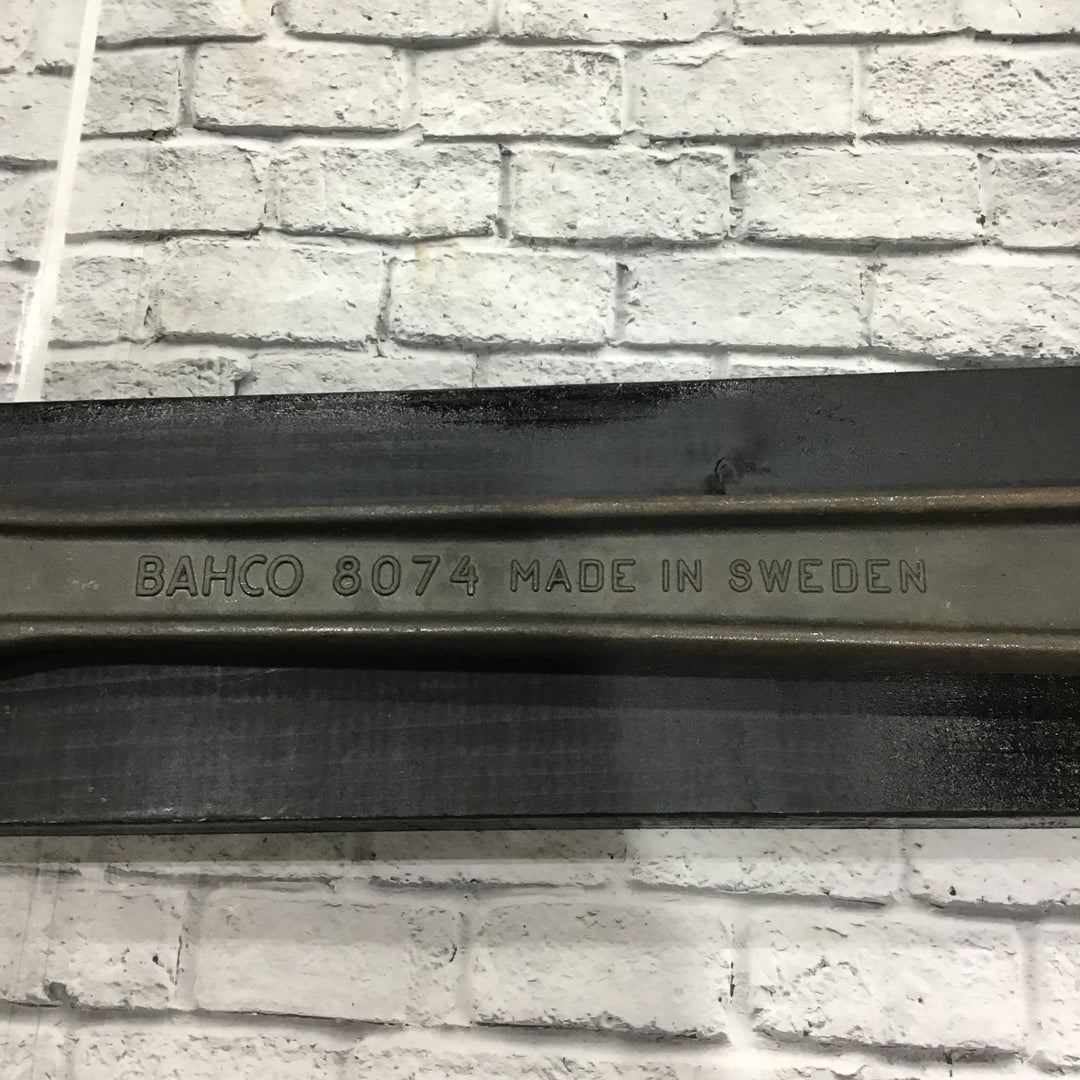 BAHCO モンキーレンチ 8074 ブラック仕上げ 全長約375mm 【川口店】