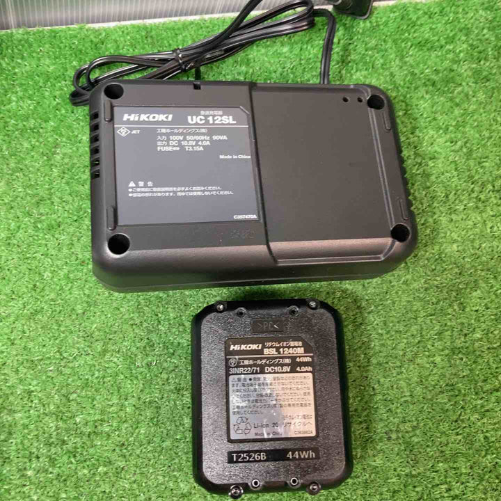 【美品】◇ハイコーキ(HIKOKI ※旧:日立工機) コードレスインパクトドライバー WH12DCA(2LSB)バッテリー2個、充電器付き【岩槻店】