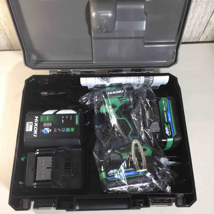 ★ハイコーキ(HIKOKI ※旧:日立工機) コードレスインパクトドライバ アグレッシブグリーン WH36DD(2XHLSZ)【戸田店】