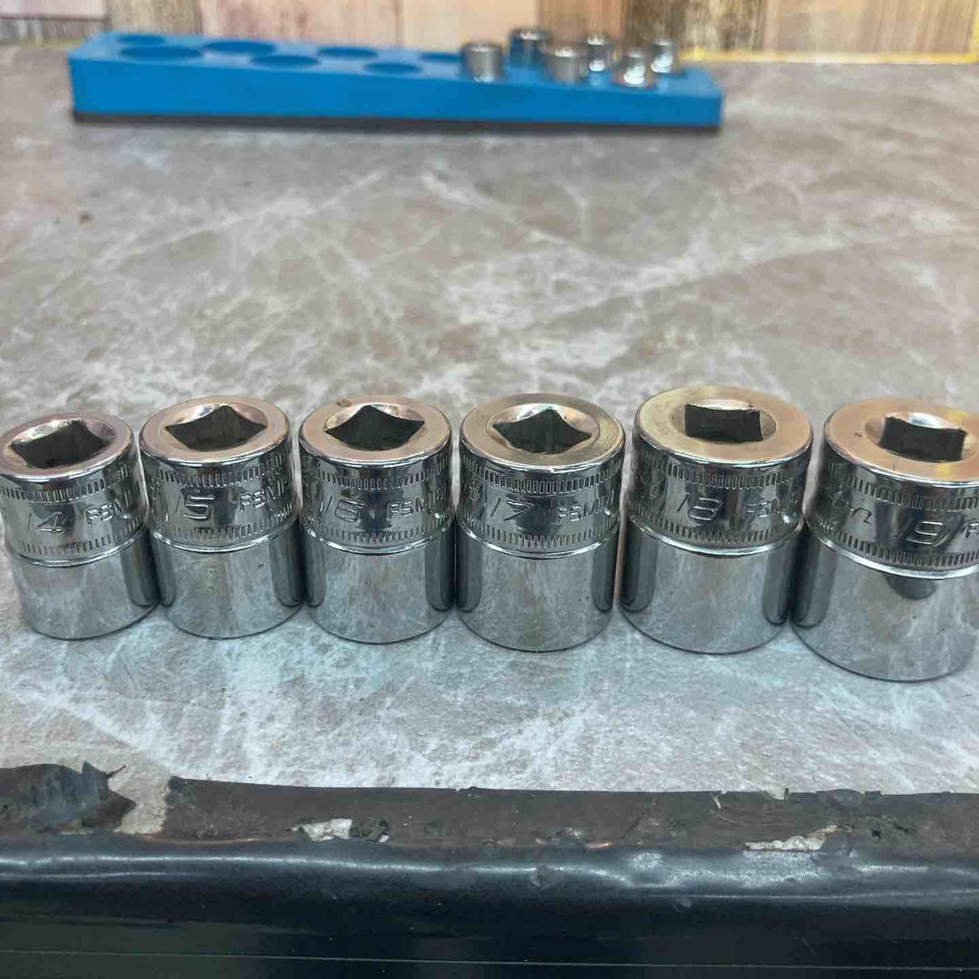 スナップオン(Snap-on) ソケット FSM 8/9/10/11/12/13/14/15/16/17/18/19mm 12個セット【八潮店】