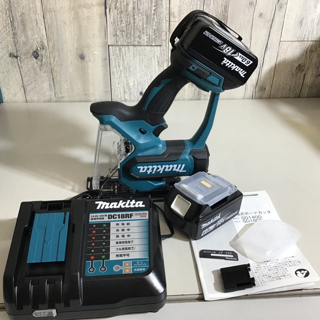 【未使用品】★即決価格★マキタ makita 18V コードレスボードカッタ SD180DRGX【戸田店】