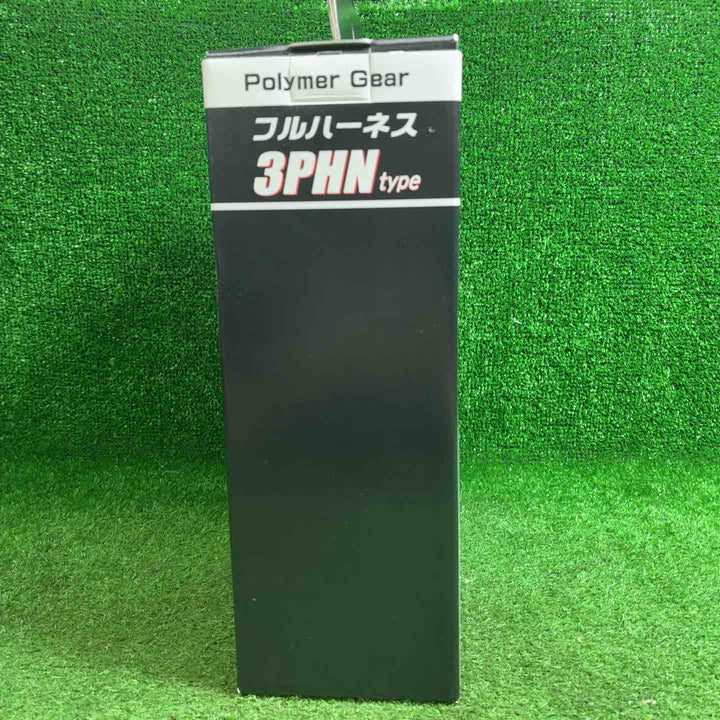 【ポリマーギア】 3PHNW-BL-L 墜落制止用器具 ハーネス型安全帯 Lサイズ ワンタッチ着脱式フルハーネス 職人仕様 ブラック【藤沢店】